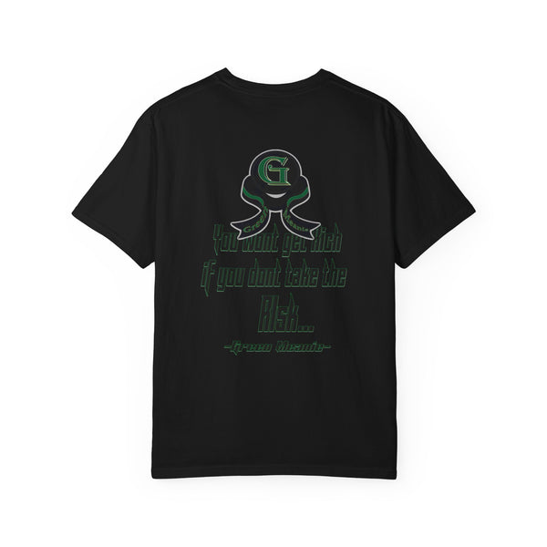 Green Meanie Bandits Facial Expressions Graphic Tee