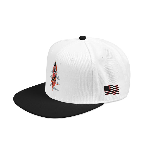 Embroidered Green Meanie G Rocket Snapback Cap