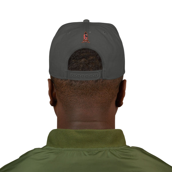 Embroidered Green Meanie G Rocket Snapback Cap