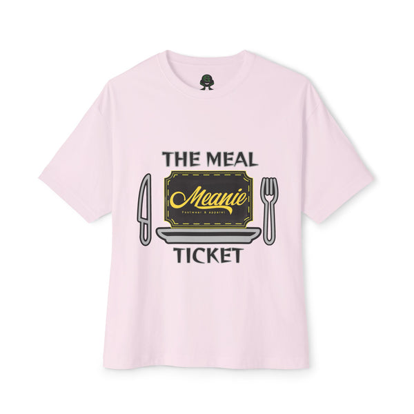 Green Meanie Meal Ticket Oversized Boxy Tee
