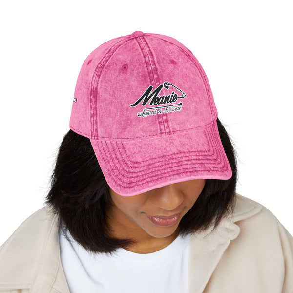 Vintage Embroidered Meanie Cap,