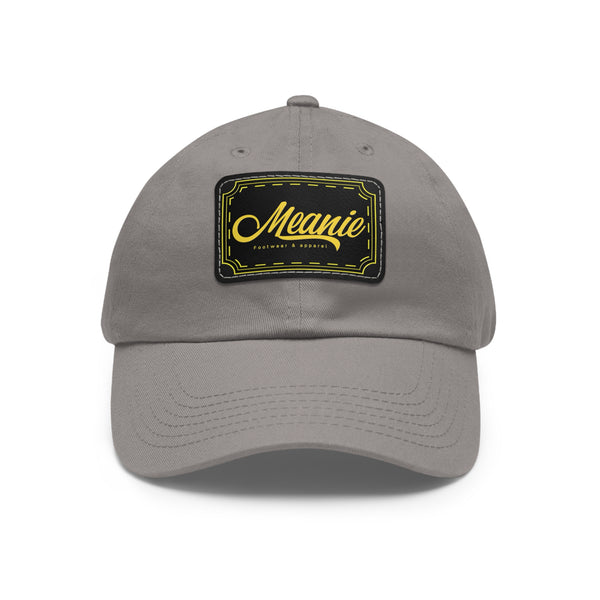 Meanie Dad Hat with Leather Patch