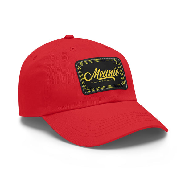 Meanie Dad Hat with Leather Patch