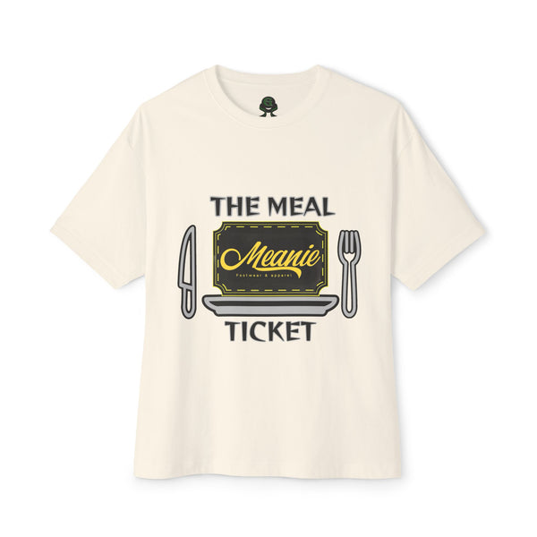 Green Meanie Meal Ticket Oversized Boxy Tee