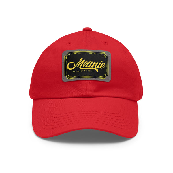 Meanie Dad Hat with Leather Patch