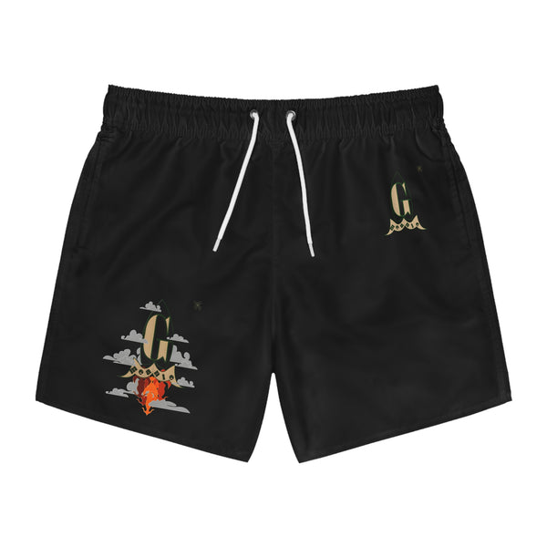 Black Green Meanie G Rocket shorts