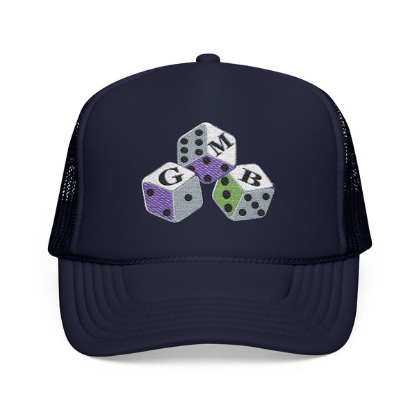 G.M.B High Roller Trucker Hat with Embroidery