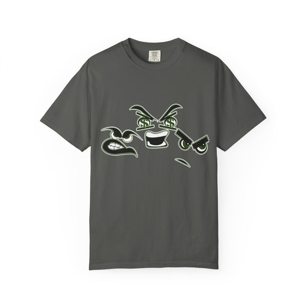 Green Meanie Bandits Facial Expressions Graphic Tee