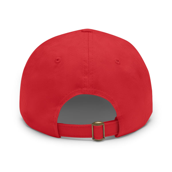 Meanie Dad Hat with Leather Patch