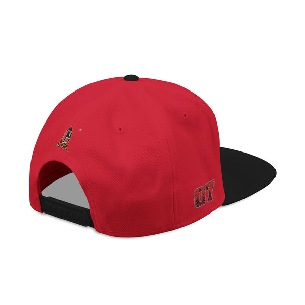 Embroidered Green Meanie G Rocket Snapback Cap