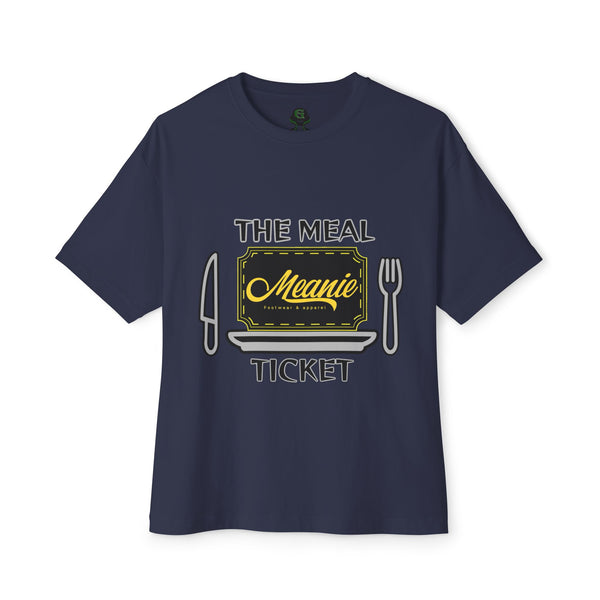 Green Meanie Meal Ticket Oversized Boxy Tee