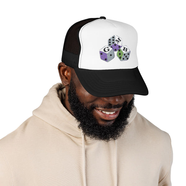 G.M.B High Roller Trucker Hat with Embroidery