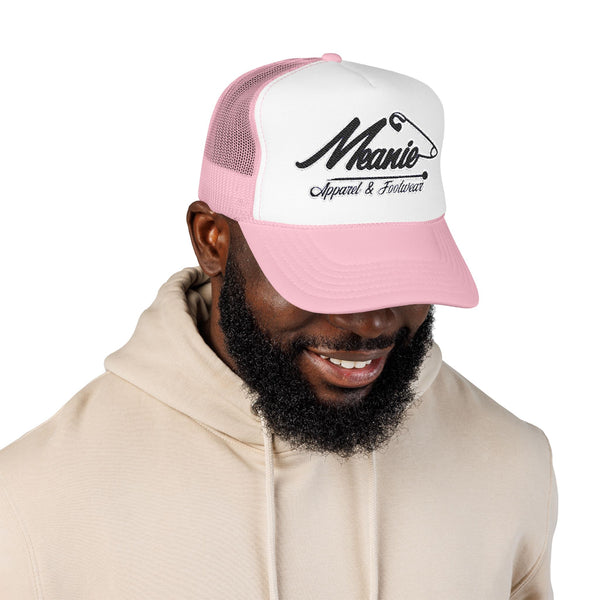 Green Meanie Brand Foam Trucker Hat with Embroidery