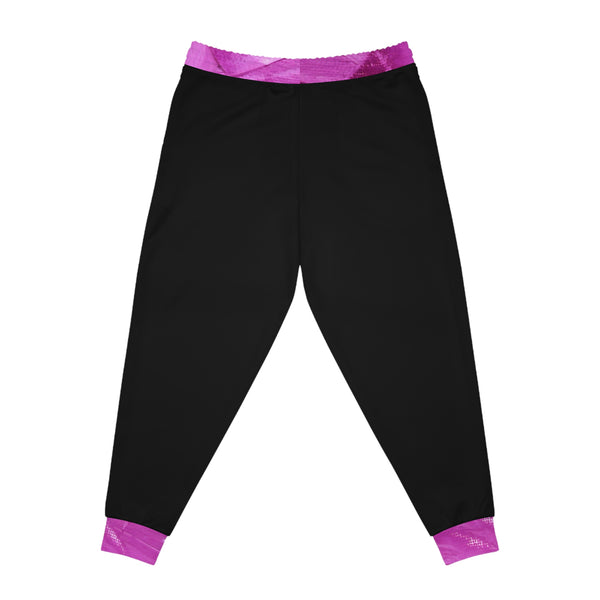 Green Meanie Rose Vibrant Blk  Pink Athletic Joggers