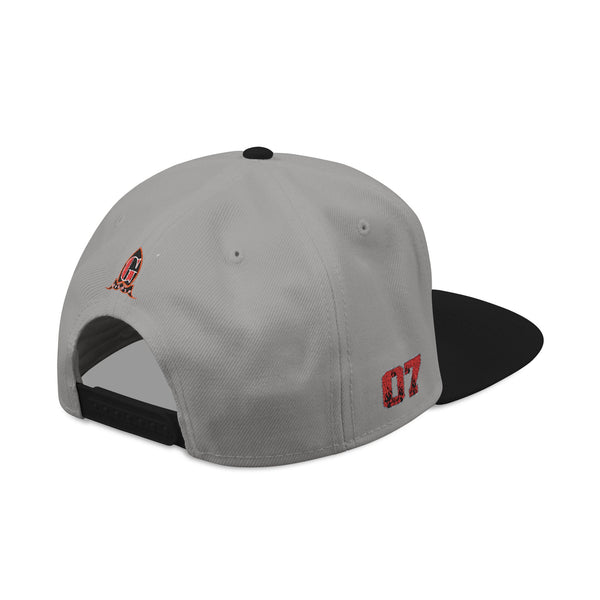 Embroidered Green Meanie G Rocket Snapback Cap