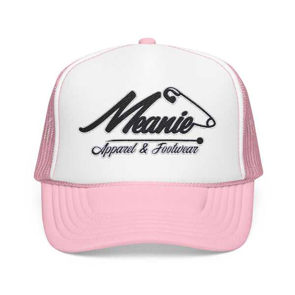 Green Meanie Brand Foam Trucker Hat with Embroidery
