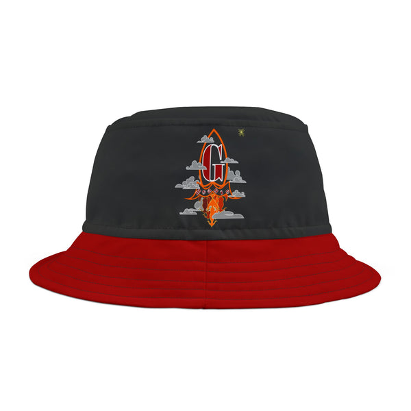 G Rocket Take Off Bucket Hat, Fun Outdoor Accessory, Summer Hat