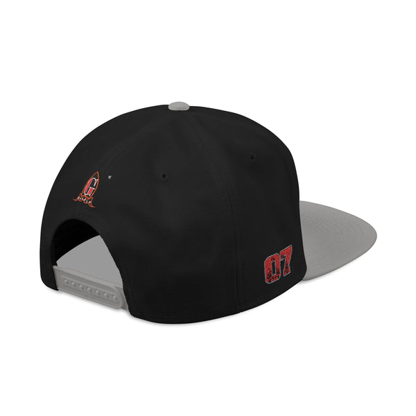 Embroidered Green Meanie G Rocket Snapback Cap