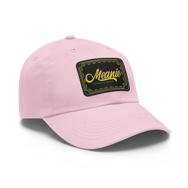 Meanie Dad Hat with Leather Patch