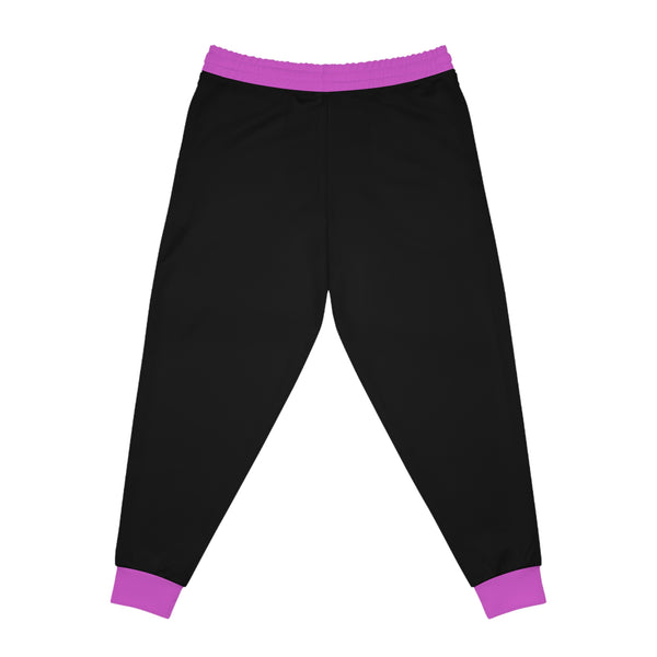 Green Meanie Vibrant Pink Rose Athletic Joggers