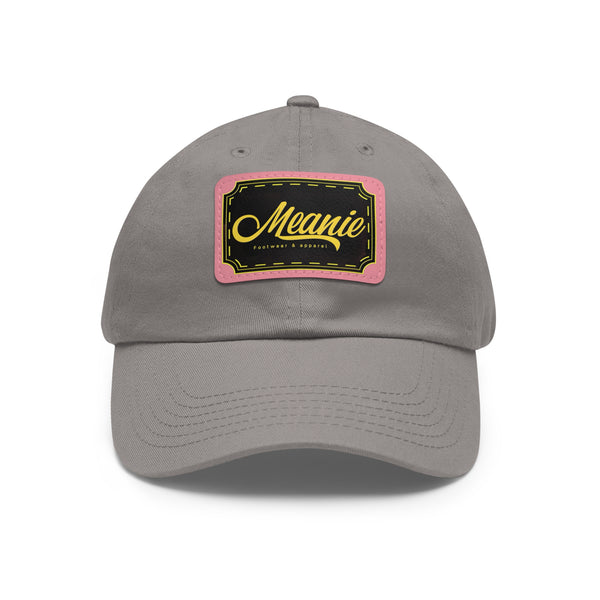 Meanie Dad Hat with Leather Patch