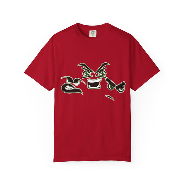 Green Meanie Bandits Facial Expressions Graphic Tee