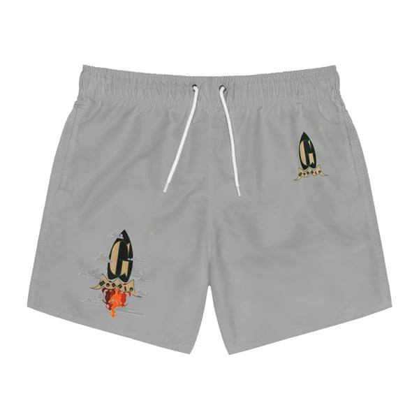 Grey Green Meanie G Rocket shorts